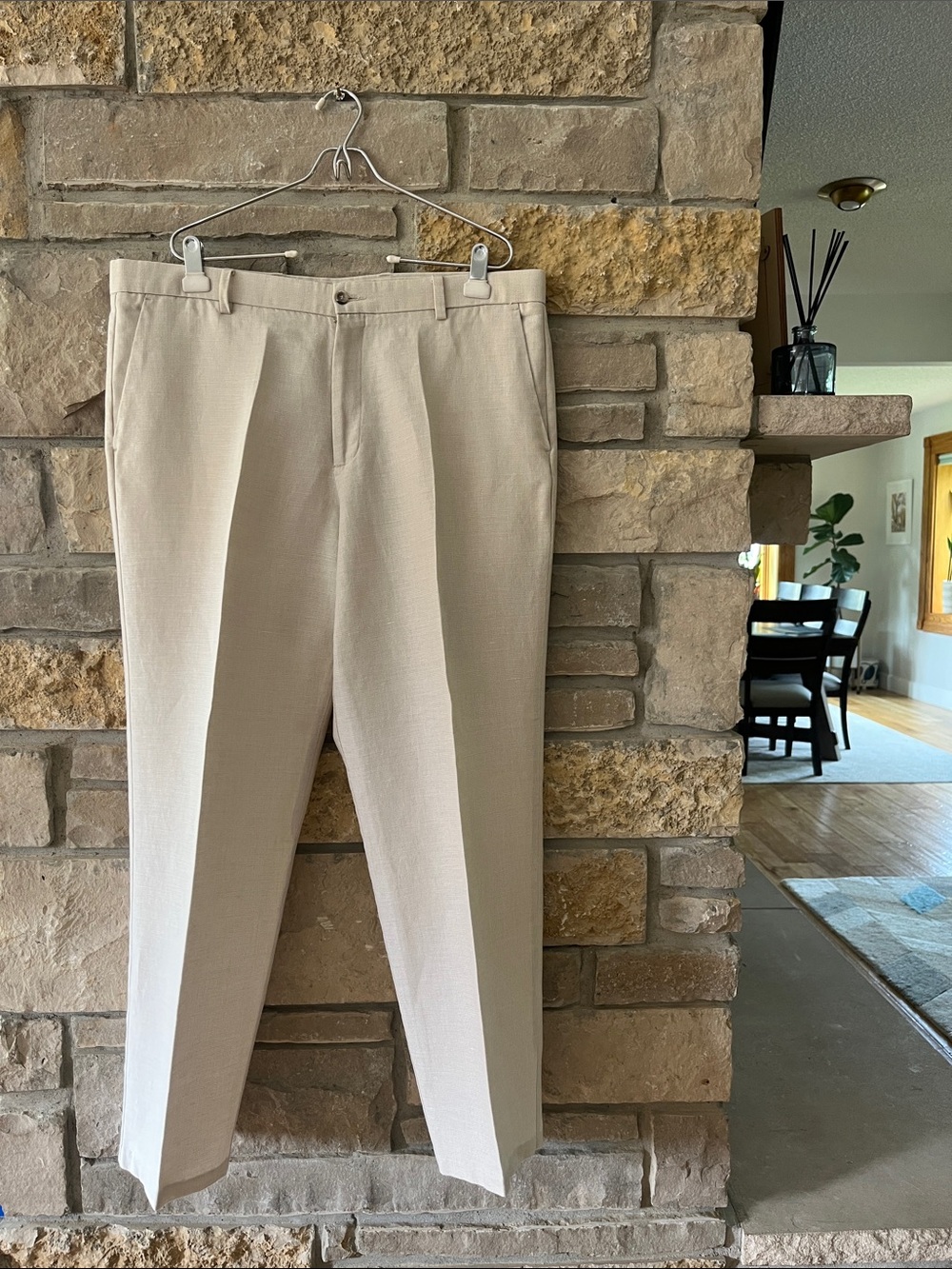 Dockers Premium Linen Cotton Blend Pangs Size 38x30”